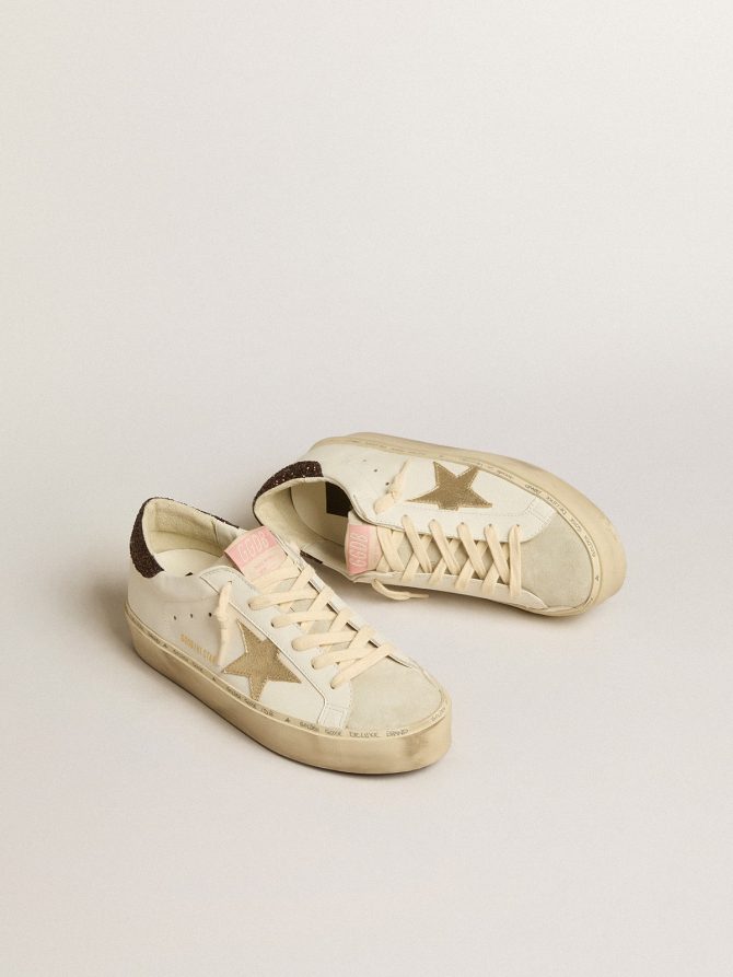 Hi Star with platinum metallic leather star and glitter heel tab - Image 2