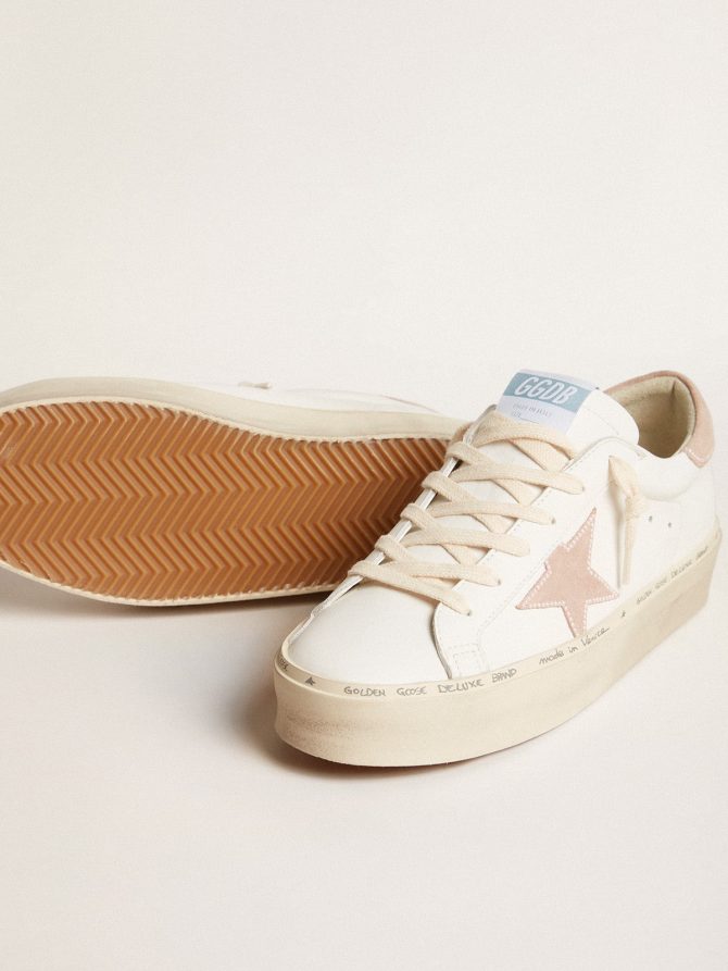 Women’s Hi Star LTD with old rose suede star and heel tab with pearls - Image 3