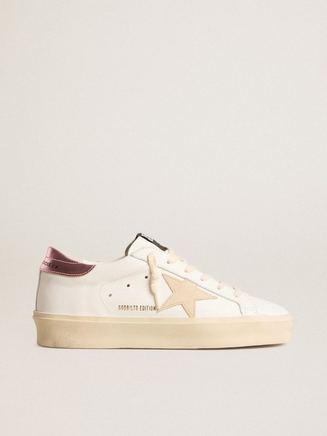 Women’s Hi Star LTD with pearl suede star and metallic leather heel tab