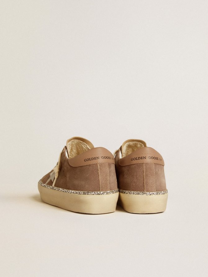 Hi Star in suede with silver leather star and leather heel tab - Image 4