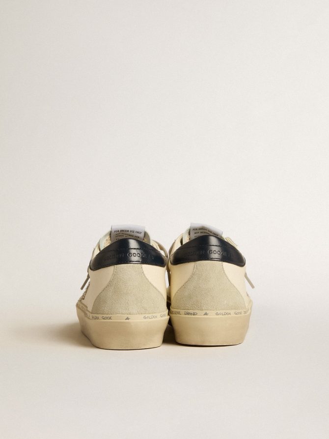 Hi Star in nappa with Swarovski crystal star and dark blue leather heel tab - Image 4