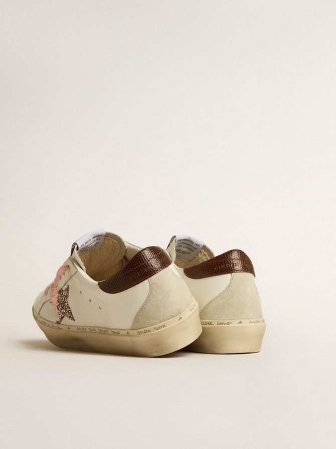 Women’s Hi Star LTD with glitter star and brown lizard-print heel tab - Image 4