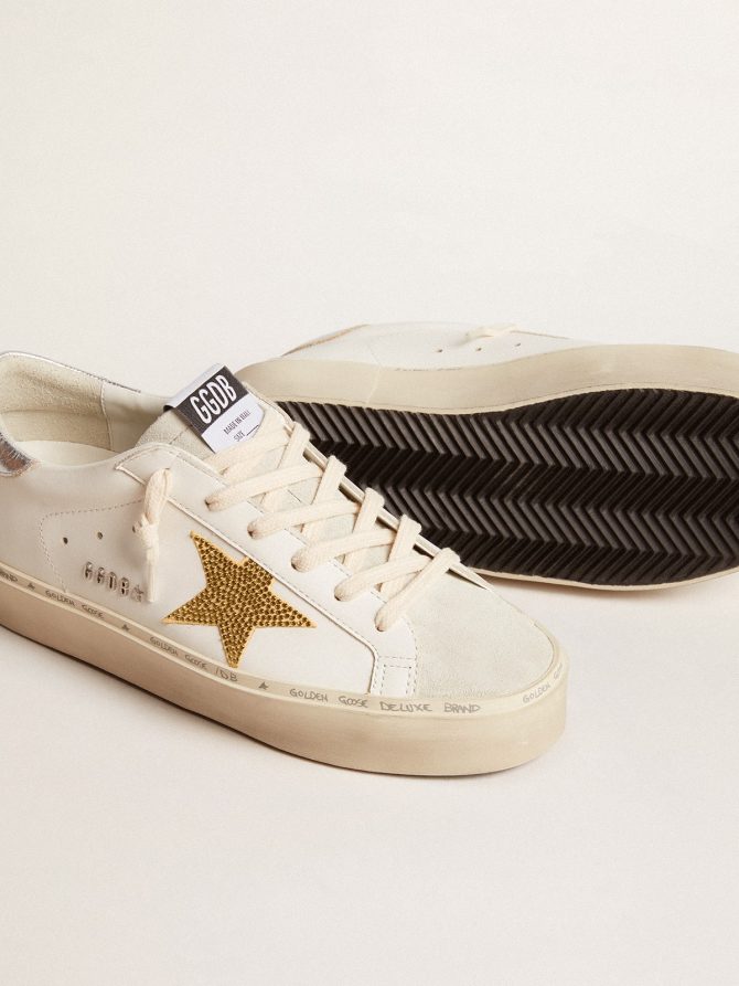 Hi Star with Swarovski crystal star and silver leather heel tab - Image 3