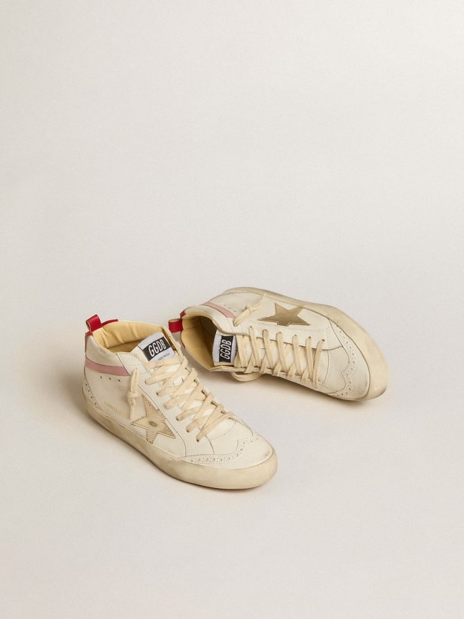 Bio-based Mid Star LTD with gold leather star and pink flash - Image 2