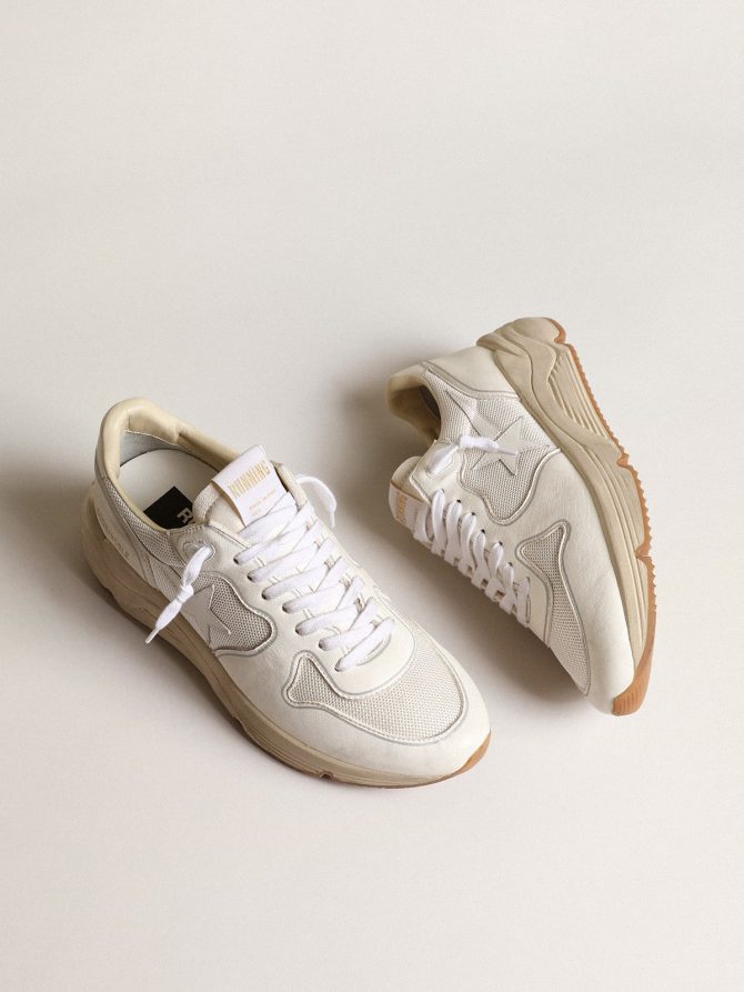 Women’s Running Sole in mesh and white nappa - Image 2