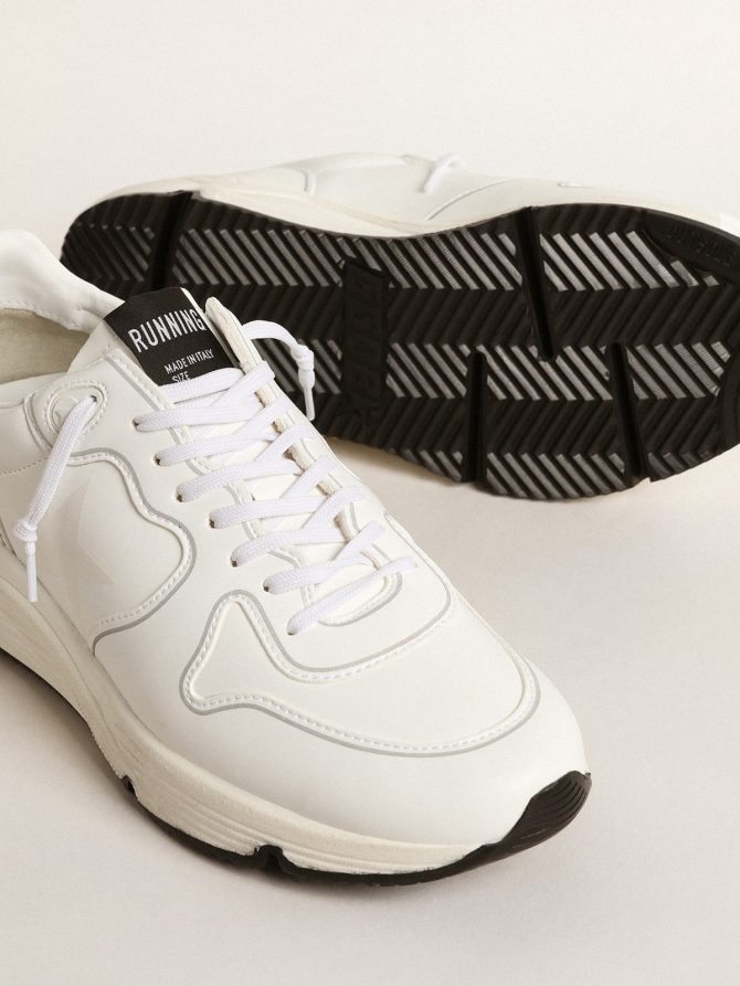 Women’s bio-based Running Sole with white star and heel tab - Image 4