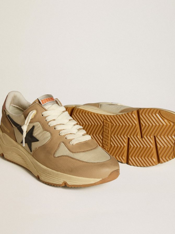 Running Sole LTD in nylon and nubuck with leather star and heel tab - Image 4