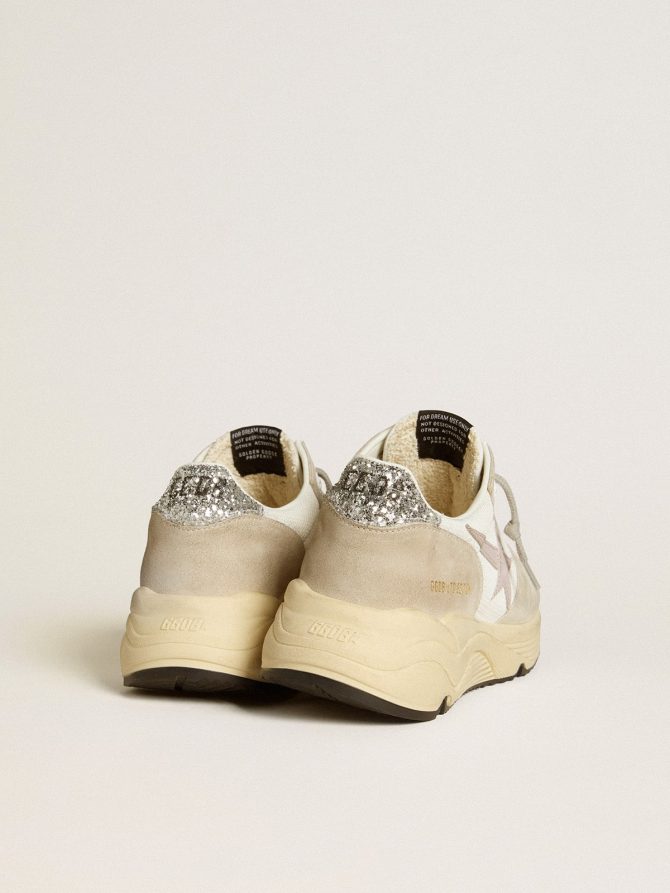 Running Sole LTD in mesh with leather star and glitter heel tab - Image 4