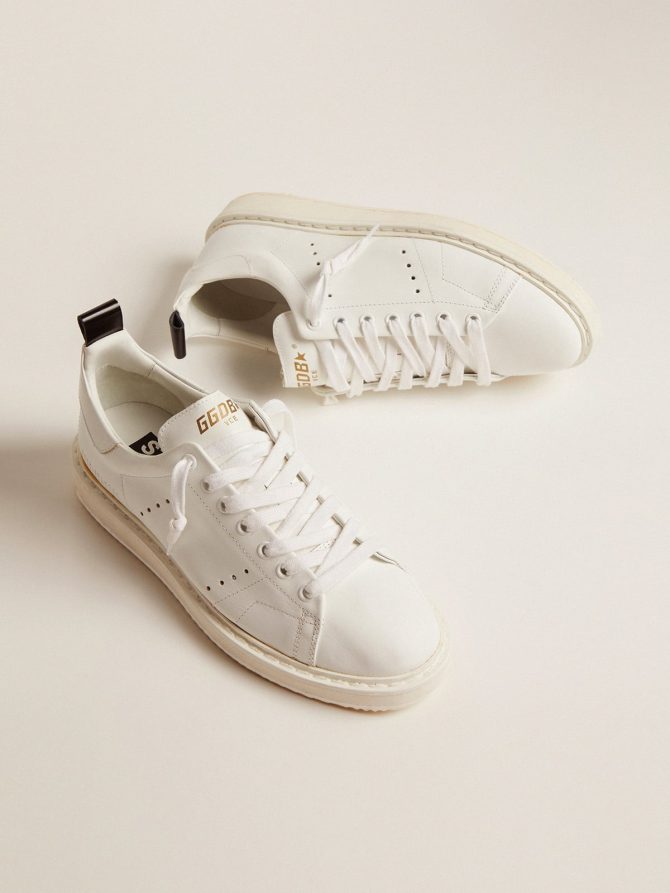 Starter sneakers in total white leather - Image 2