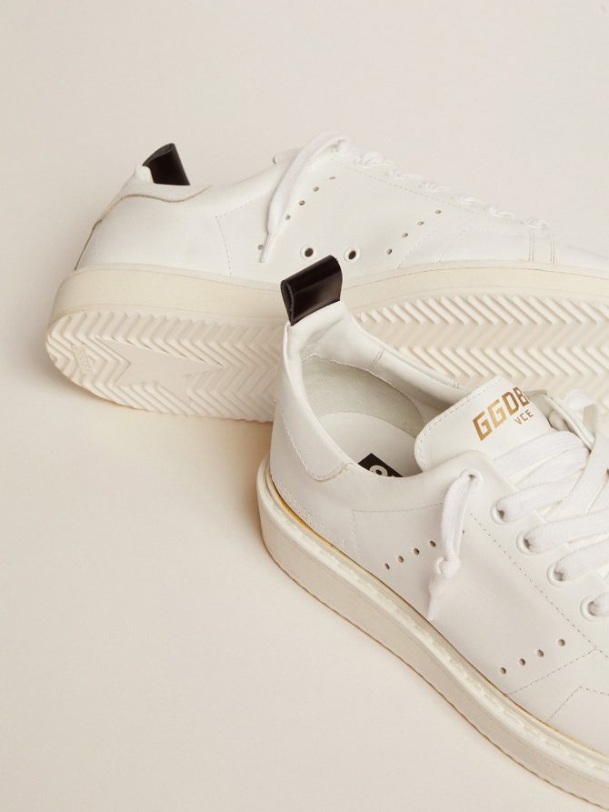 Starter sneakers in total white leather - Image 3