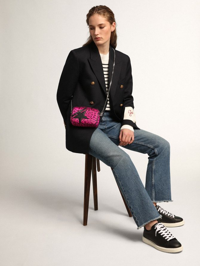 Starter sneakers in total black leather - Image 3