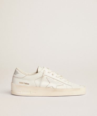 Women’s Stardan in total white leather