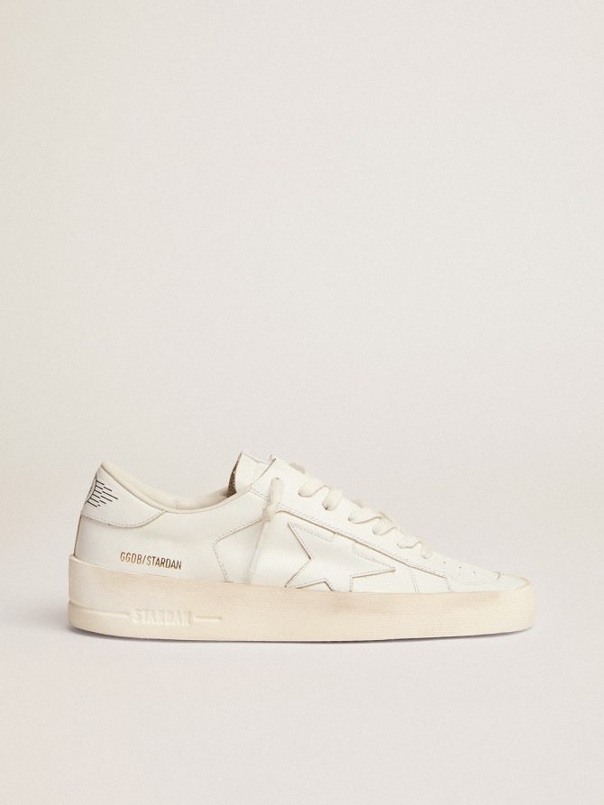 Women’s Stardan in total white leather