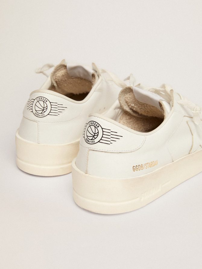 Women’s Stardan in total white leather - Image 5