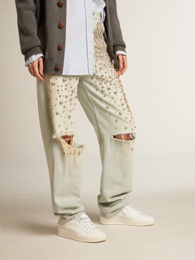 Women’s bio-based Stardan with white star and heel tab - Image 3