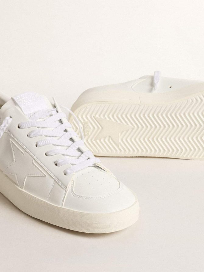 Women’s bio-based Stardan with white star and heel tab - Image 4