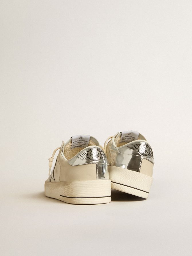 Stardan in nappa with silver mirror-effect star and heel tab - Image 4