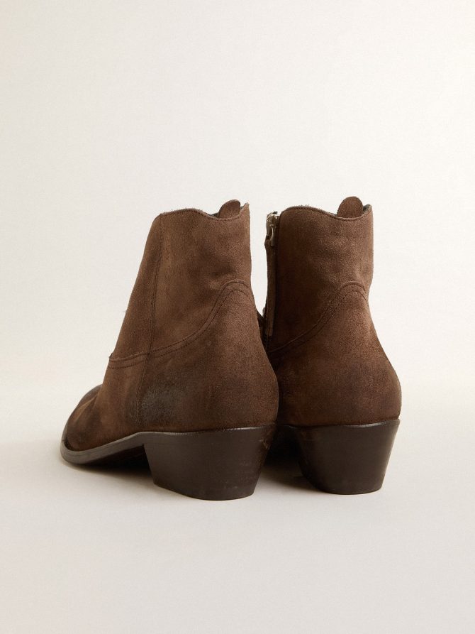 Young ankle boots in dark brown suede - Image 5