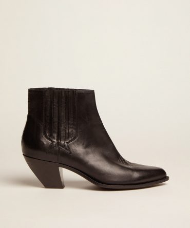 Women’s Sunset boots in black leather
