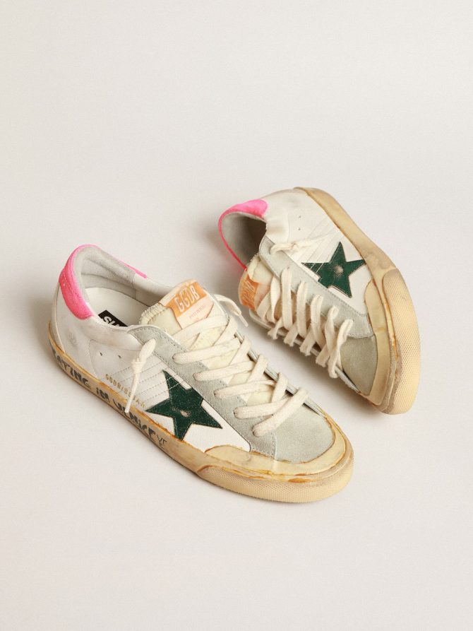 Super-Star Penstar with green star and fluorescent lobster heel tab - Image 2