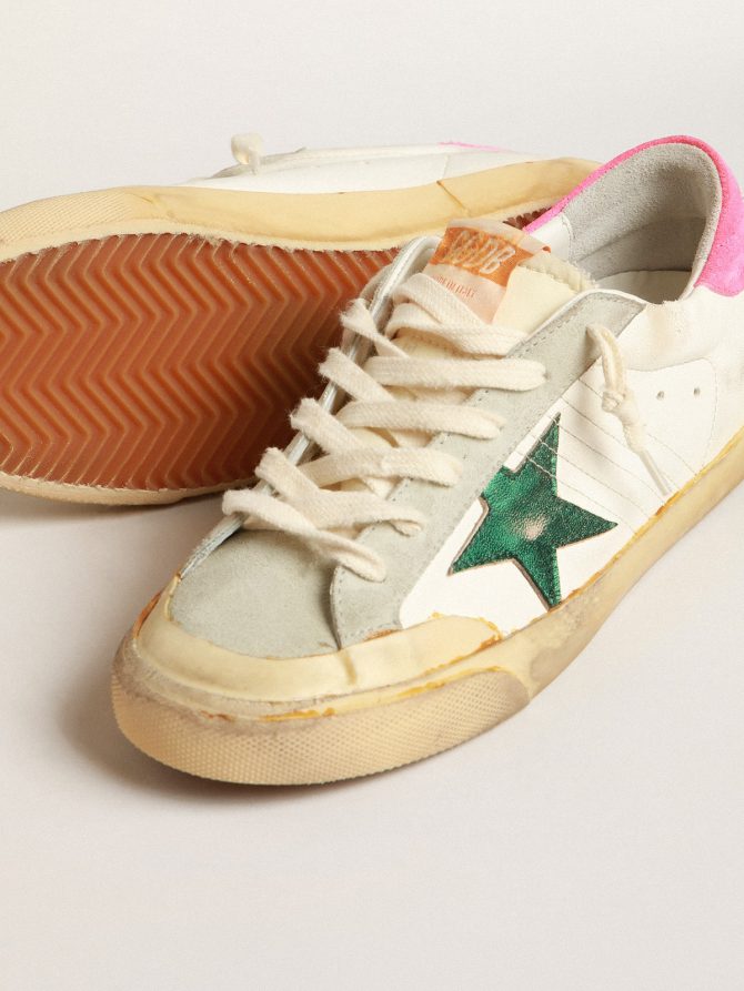 Super-Star Penstar with green star and fluorescent lobster heel tab - Image 3