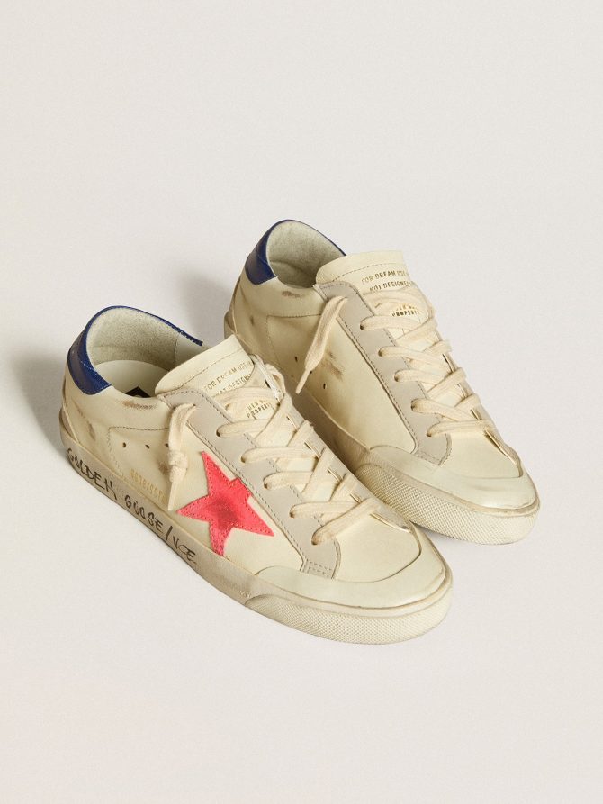 Women’s Super-Star in nappa with suede star and metallic leather heel tab - Image 2