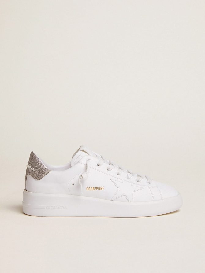 Women’s Purestar sneakers with glittery silver heel tab