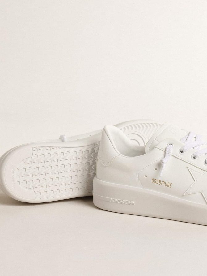 Women’s bio-based Purestar with white star and heel tab - Image 4