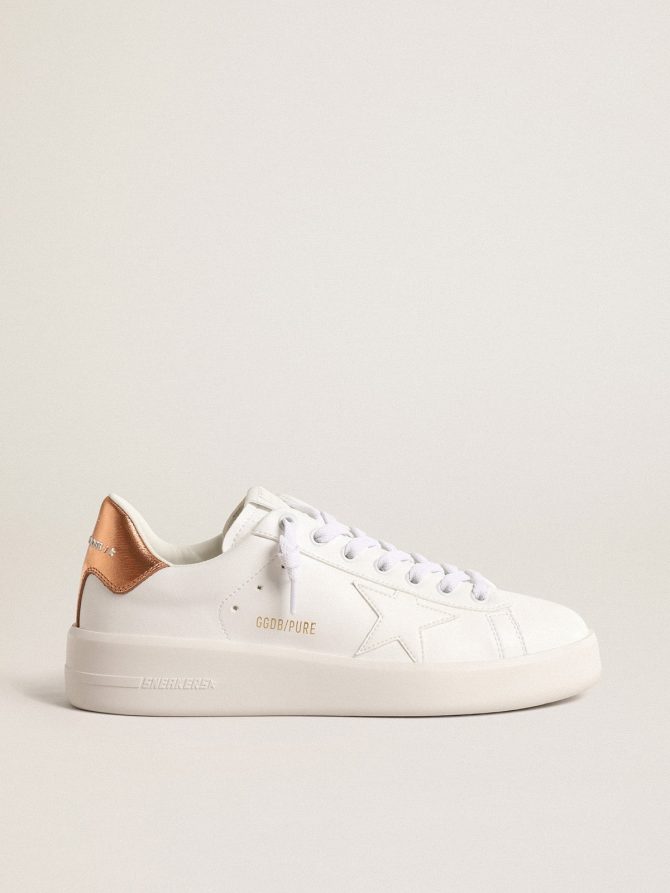 Women’s bio-based Purestar with bronze metallic leather heel tab