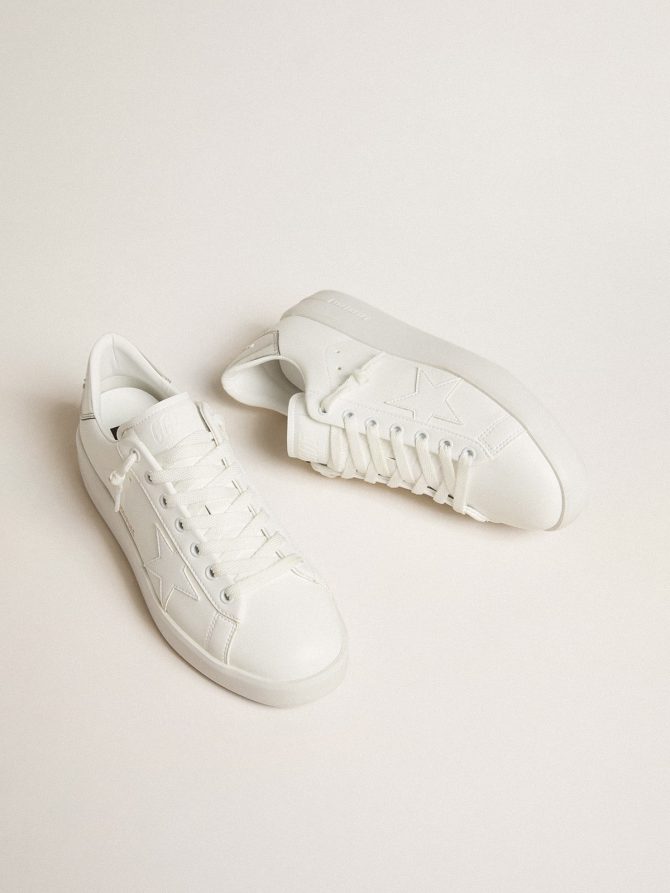 Women’s bio-based Purestar with white star and mirror-effect heel tab - Image 2