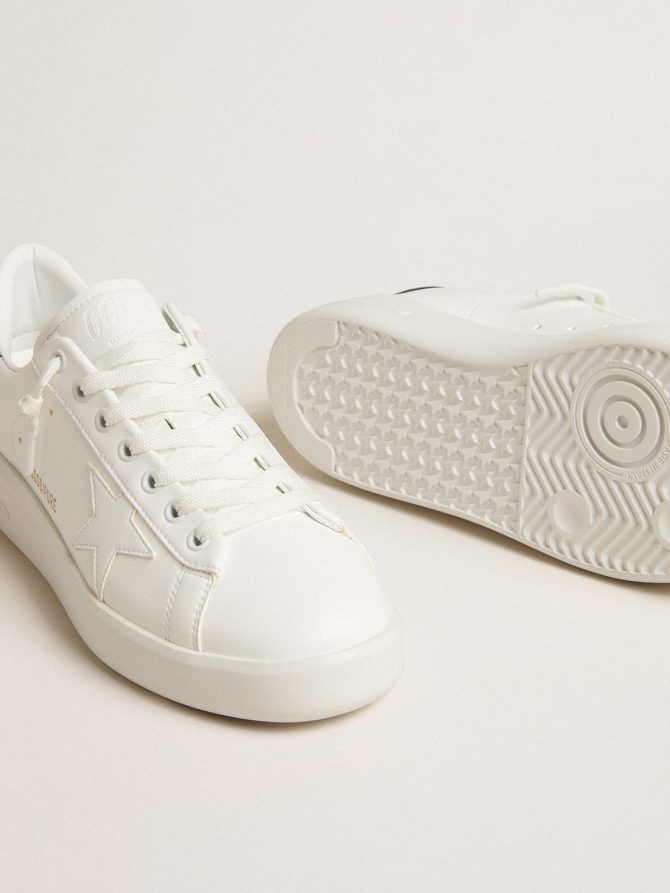 Women’s bio-based Purestar with white star and mirror-effect heel tab - Image 3