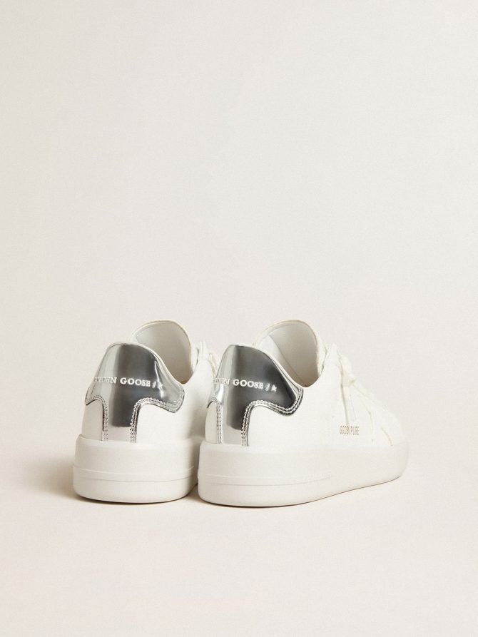 Women’s bio-based Purestar with white star and mirror-effect heel tab - Image 4