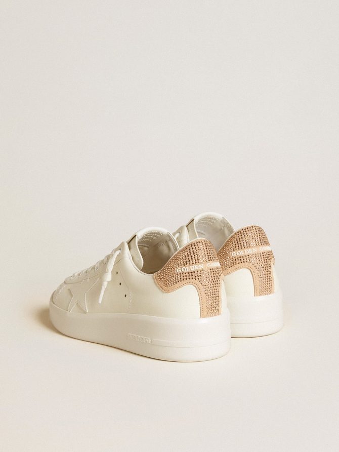 Purestar with leather star and suede heel tab with Swarovski crystals - Image 4