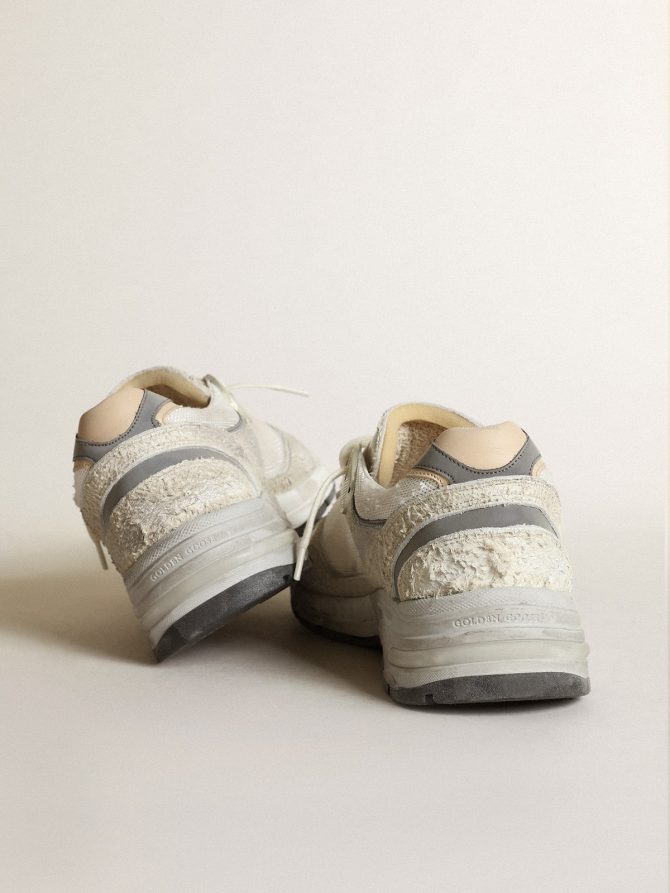Women’s Dad-Star in white mesh and suede - Image 5