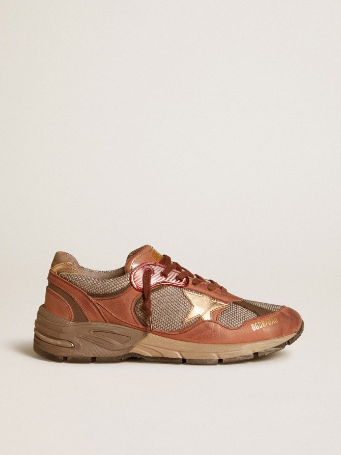Women’s Dad-Star in nubuck with gold leather star and suede heel tab