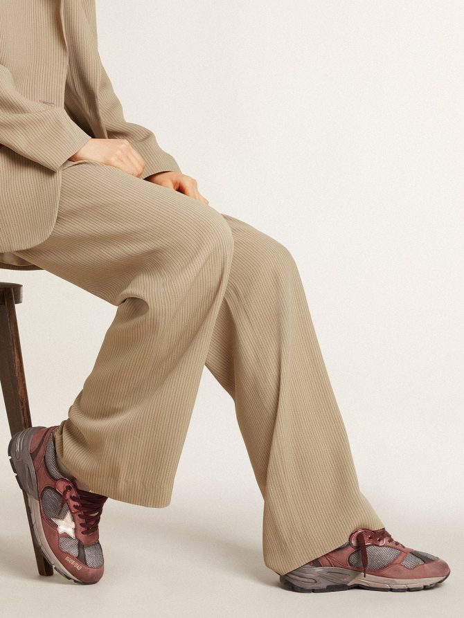 Women’s Dad-Star in nubuck with gold leather star and suede heel tab - Image 3