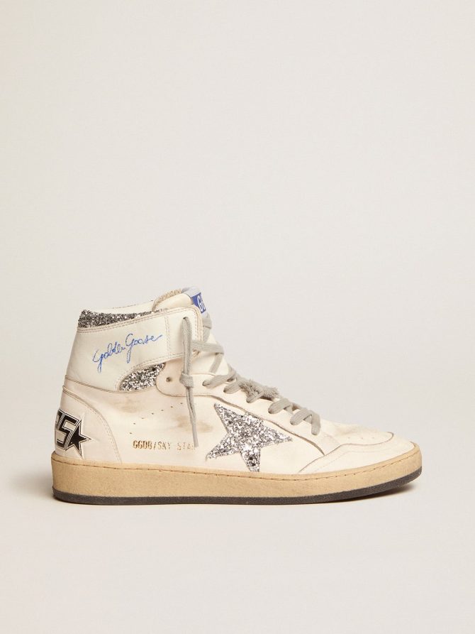 Women’s Sky-Star with signature on the ankle and silver inserts