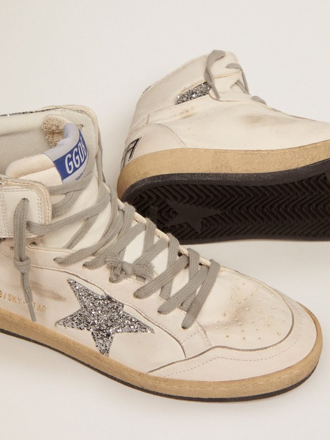 Women’s Sky-Star with signature on the ankle and silver inserts - Image 4