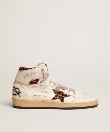 Women’s Sky-Star with signature and leopard print pony skin inserts
