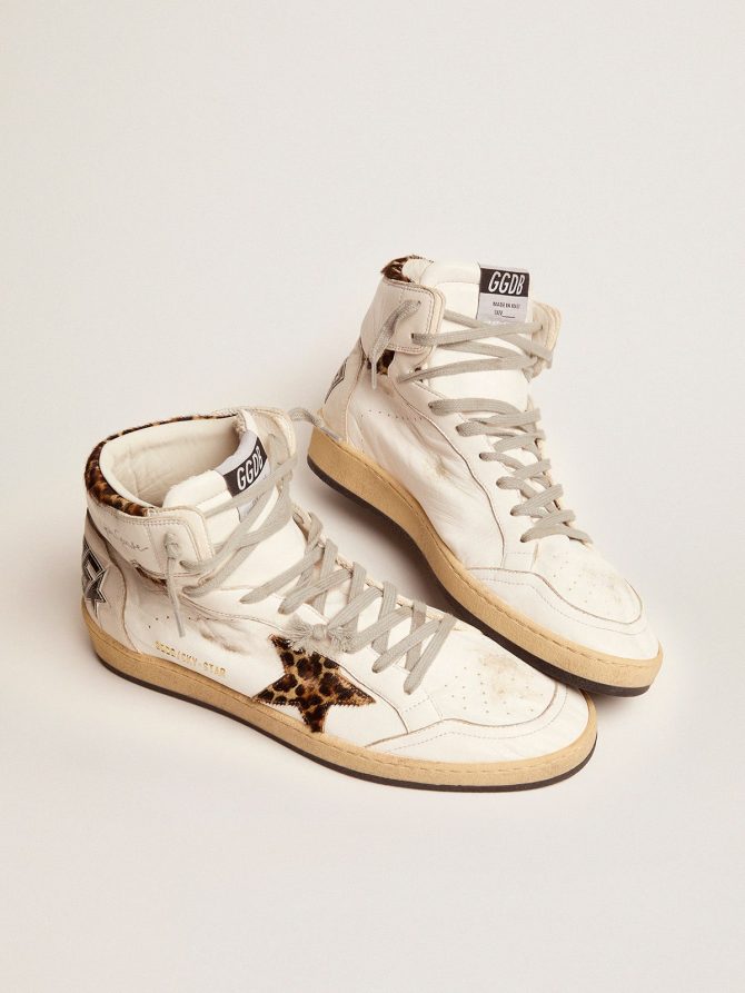 Women’s Sky-Star with signature and leopard print pony skin inserts - Image 2