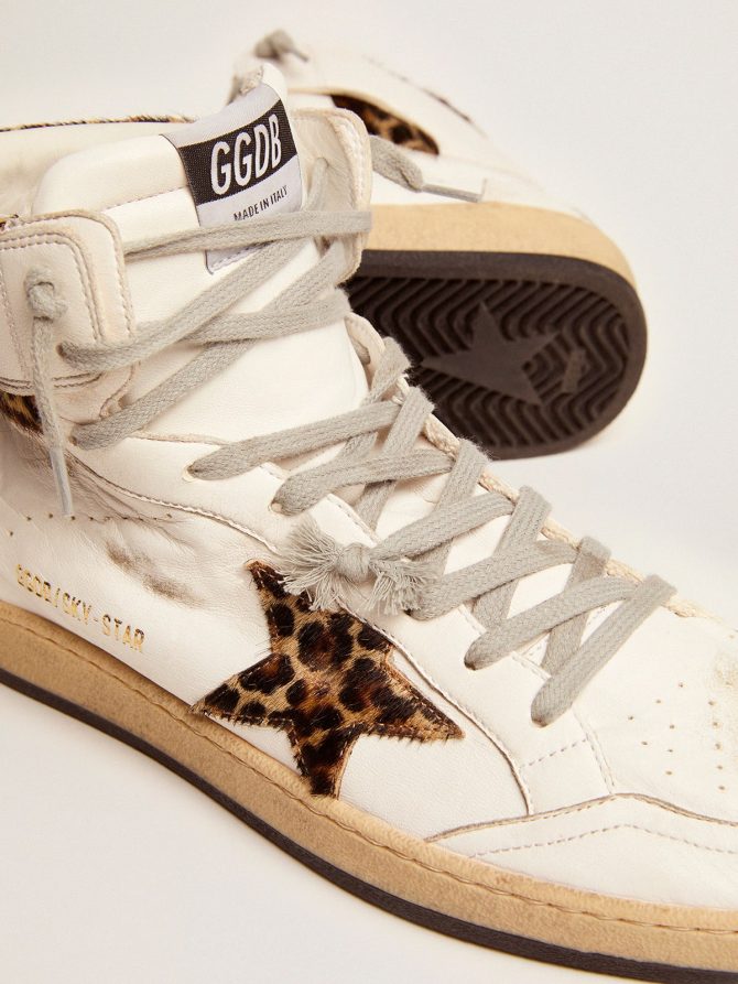 Women’s Sky-Star with signature and leopard print pony skin inserts - Image 4