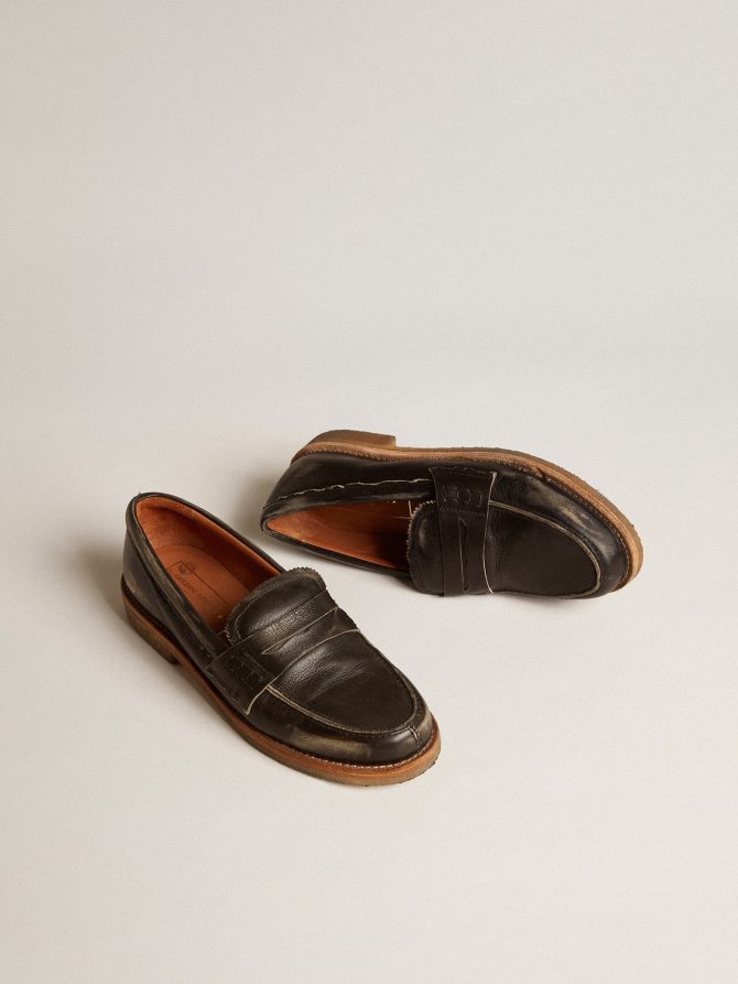 Jerry loafer in black leather - Image 2