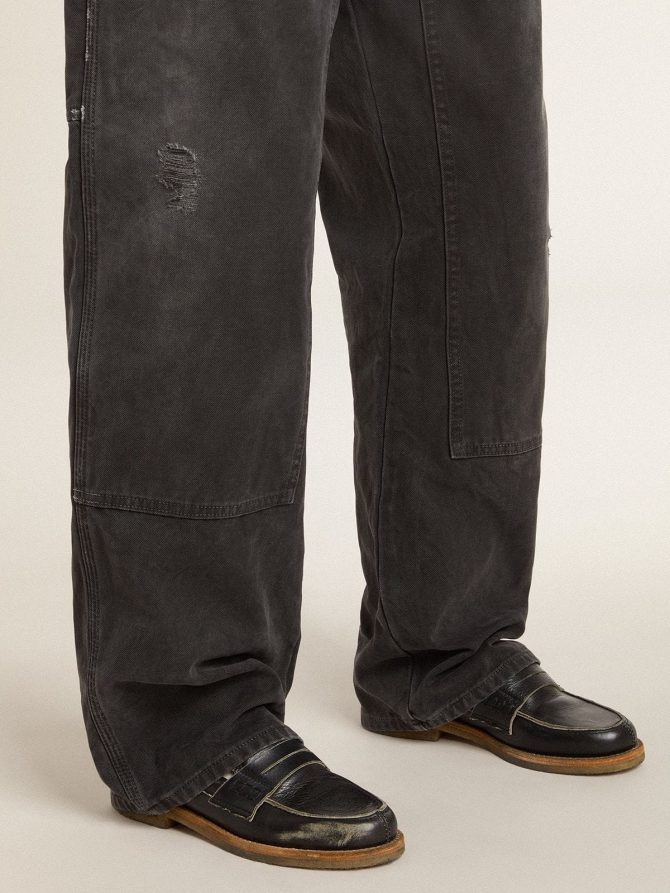 Jerry loafer in black leather - Image 3