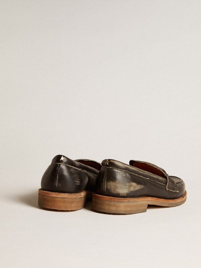 Jerry loafer in black leather - Image 5