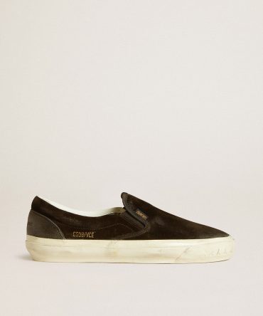 Women’s VCE Penstar in black suede with black leather heel tab