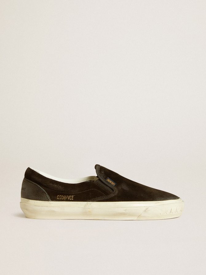 Women’s VCE Penstar in black suede with black leather heel tab