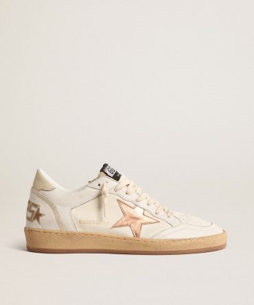 Ball Star LTD in canvas and nappa with bronze metallic leather star