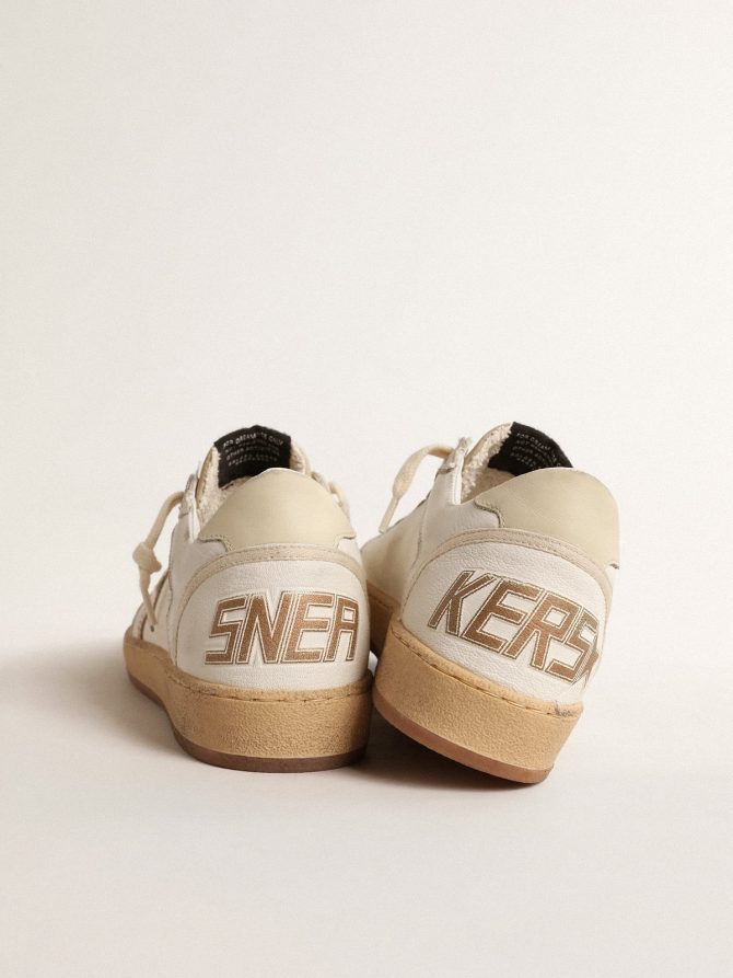 Ball Star LTD in canvas and nappa with bronze metallic leather star - Image 5