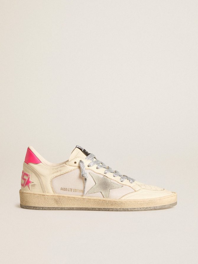 Women’s Ball Star LTD in nappa leather and mesh with suede star and leather heel tab