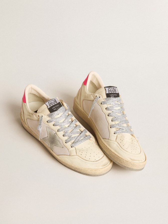 Women’s Ball Star LTD in nappa leather and mesh with suede star and leather heel tab - Image 2